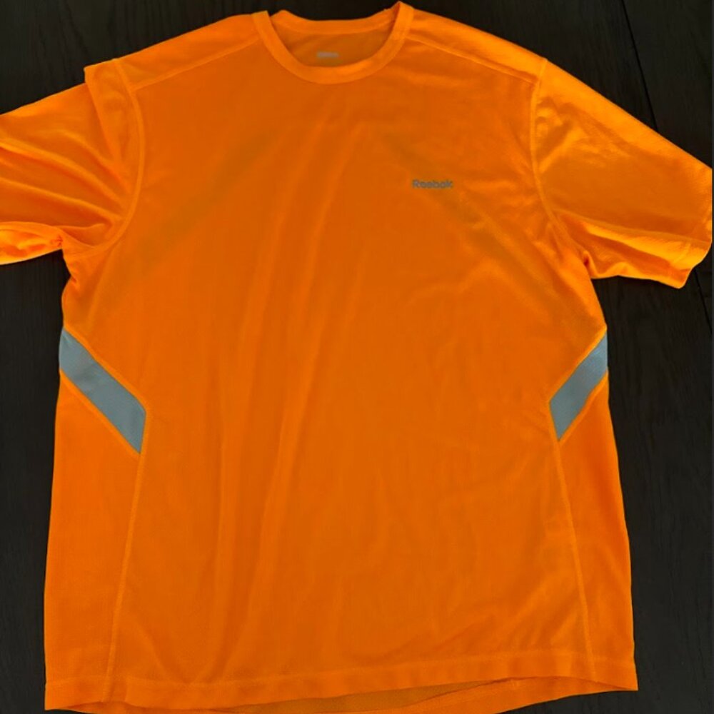 Reebok Orange Breathable Shirt
